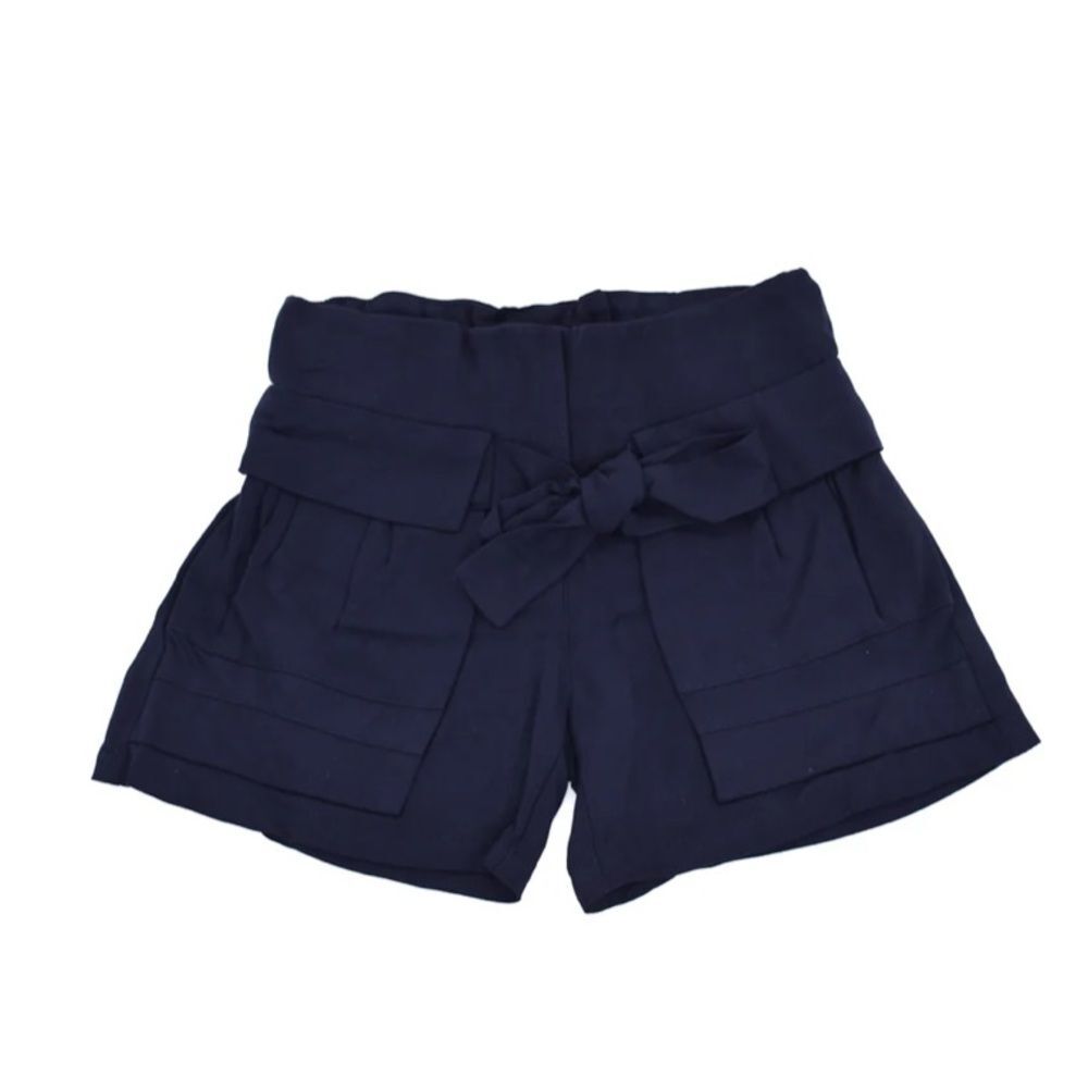 Chloé Girls Shorts Navy High Waist - Youth‎ Kids Size 4 Years